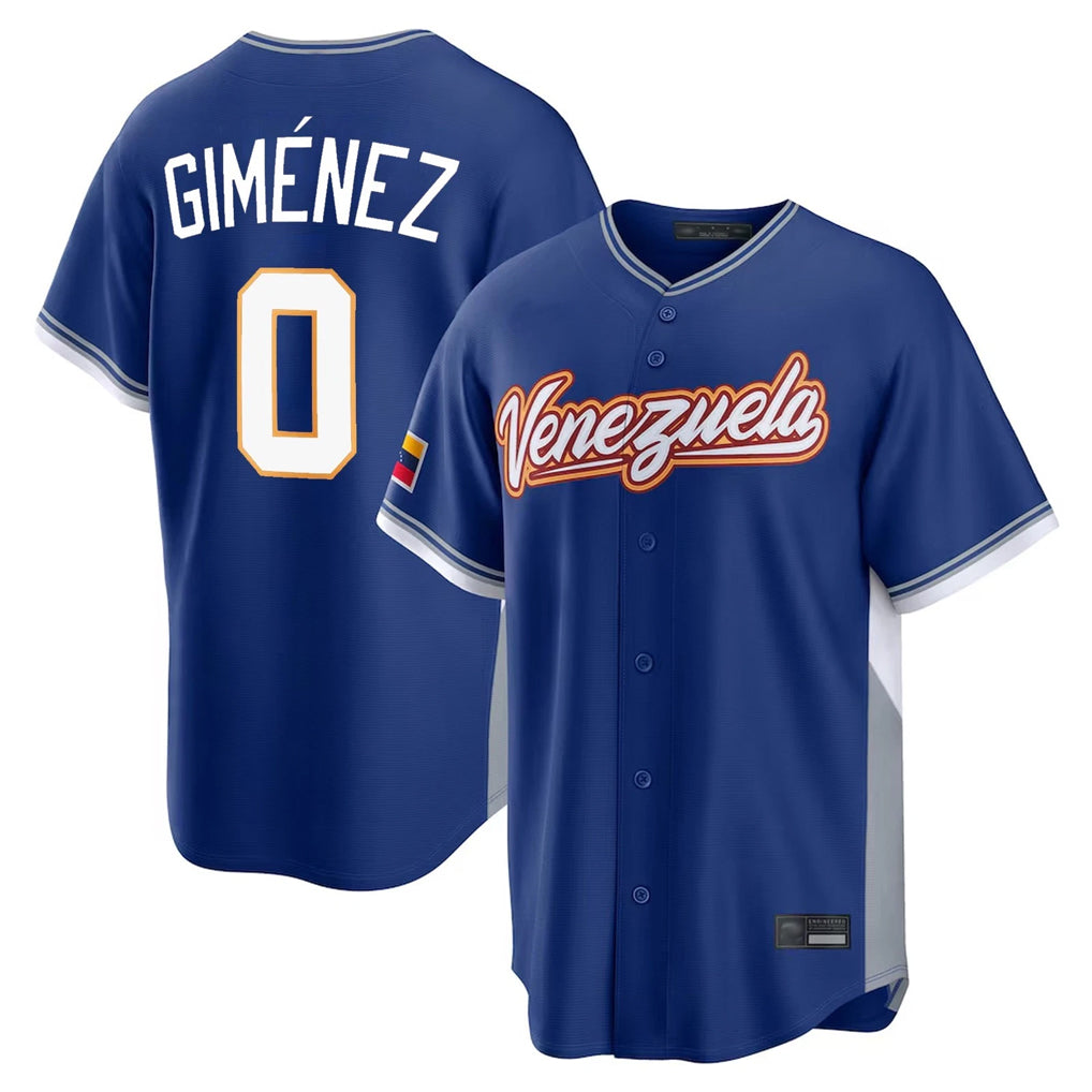 tocy T.Blue Jays #0 Andres Gimenez Player Royal 2026 World Series Classic Limited Stitched Jerseys