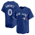 tocy T.Blue Jays #0 Andres Gimenez Player Royal Home Game Stitched Jerseys