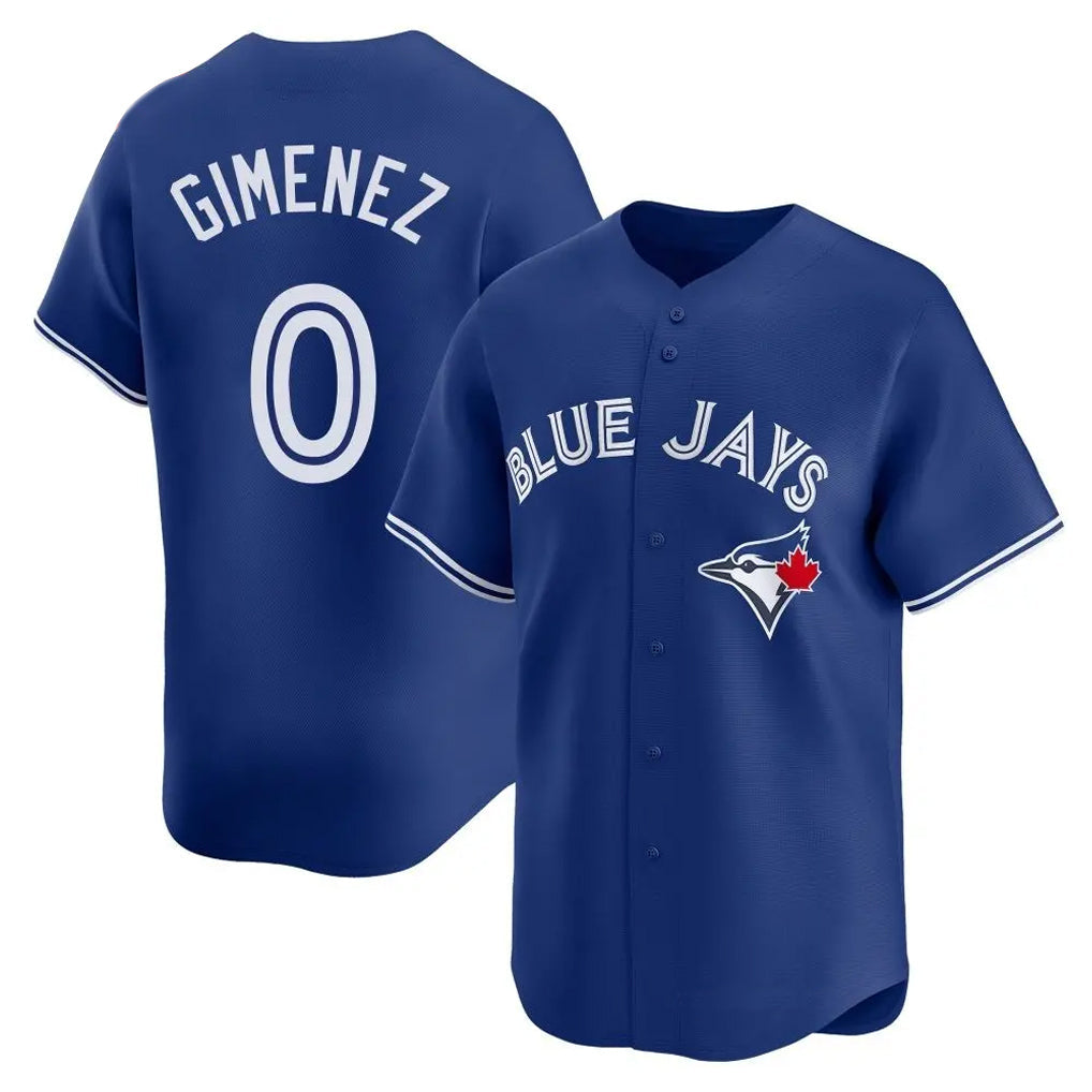 tocy T.Blue Jays #0 Andres Gimenez Player Royal Home Game Stitched Jerseys