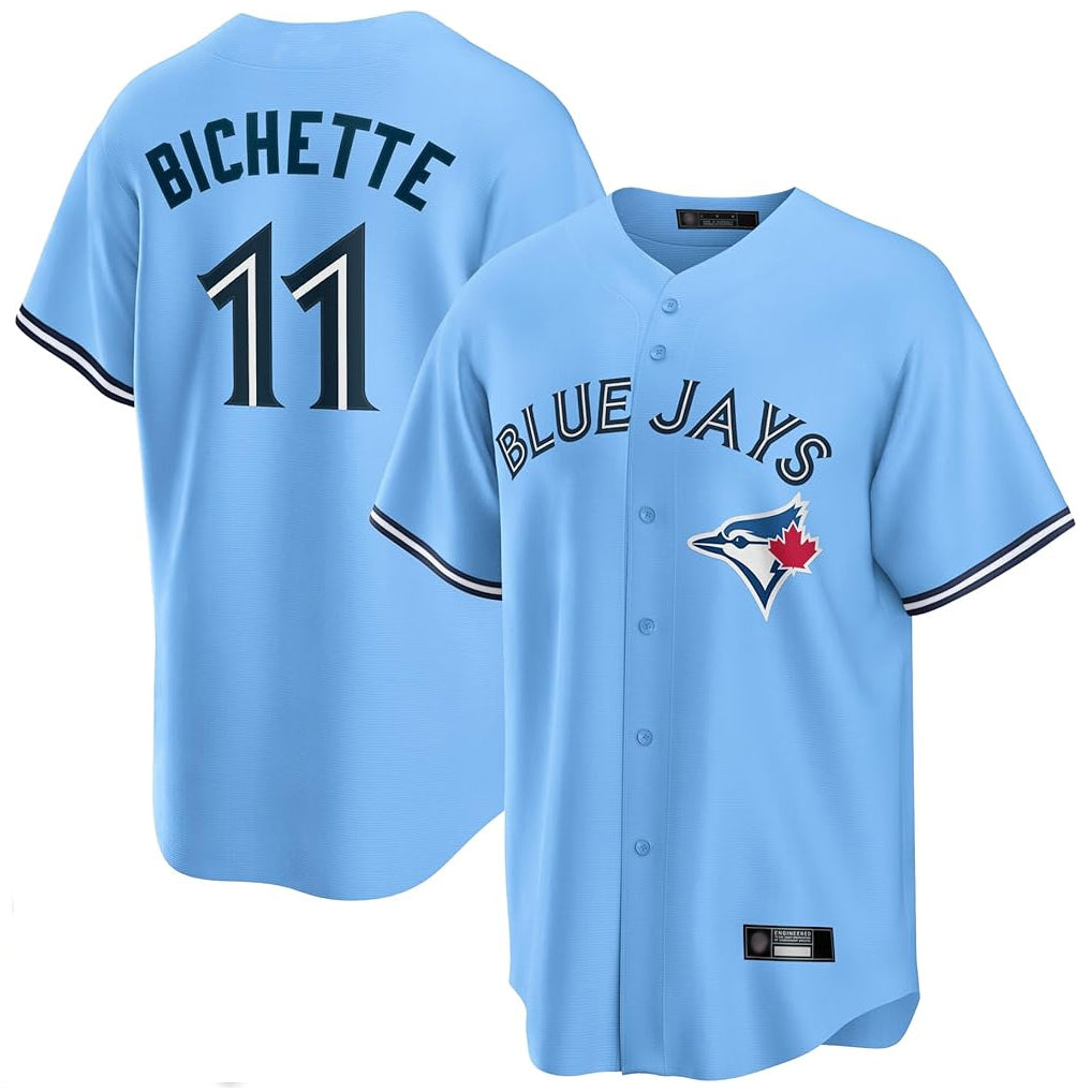 tocy T.Blue Jays #11 Bo Bichette Player Blue Home Limited Stitched Jerseys