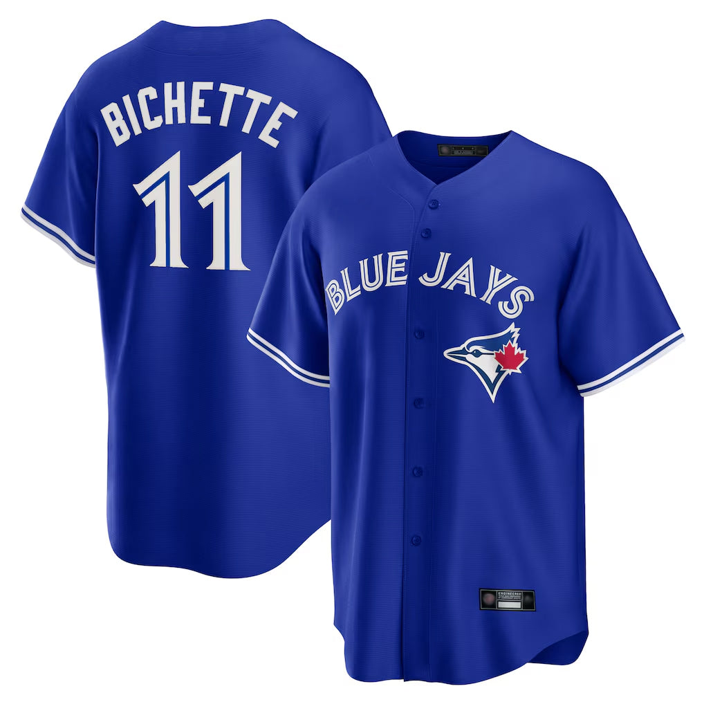 tocy T.Blue Jays #11 Bo Bichette Player Blue Rush Limited Stitched Jerseys