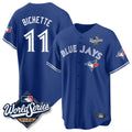 tocy T.Blue Jays #11 Bo Bichette Player Royal 2025 World Series Limited Home Stitched Jerseys