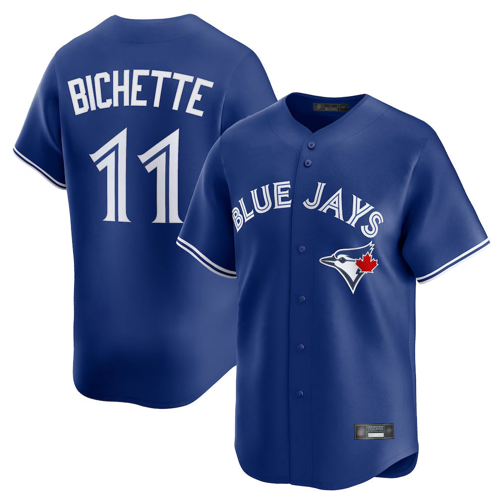 tocy T.Blue Jays #11 Bo Bichette Player Royal Limited Home Stitched Jerseys