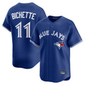 tocy T.Blue Jays #11 Bo Bichette Player Royal Limited Home Stitched Jerseys