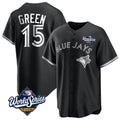 tocy T.Blue Jays #15 Chad Green Player Black 2025 World Series City Connect Limited Stitched Jerseys