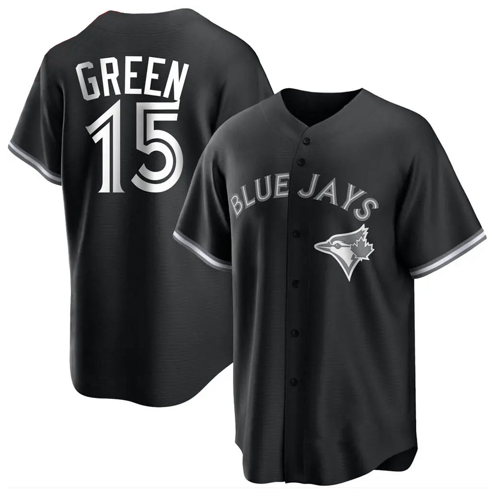 tocy T.Blue Jays #15 Chad Green Player Black City Connect Limited Stitched Jerseys