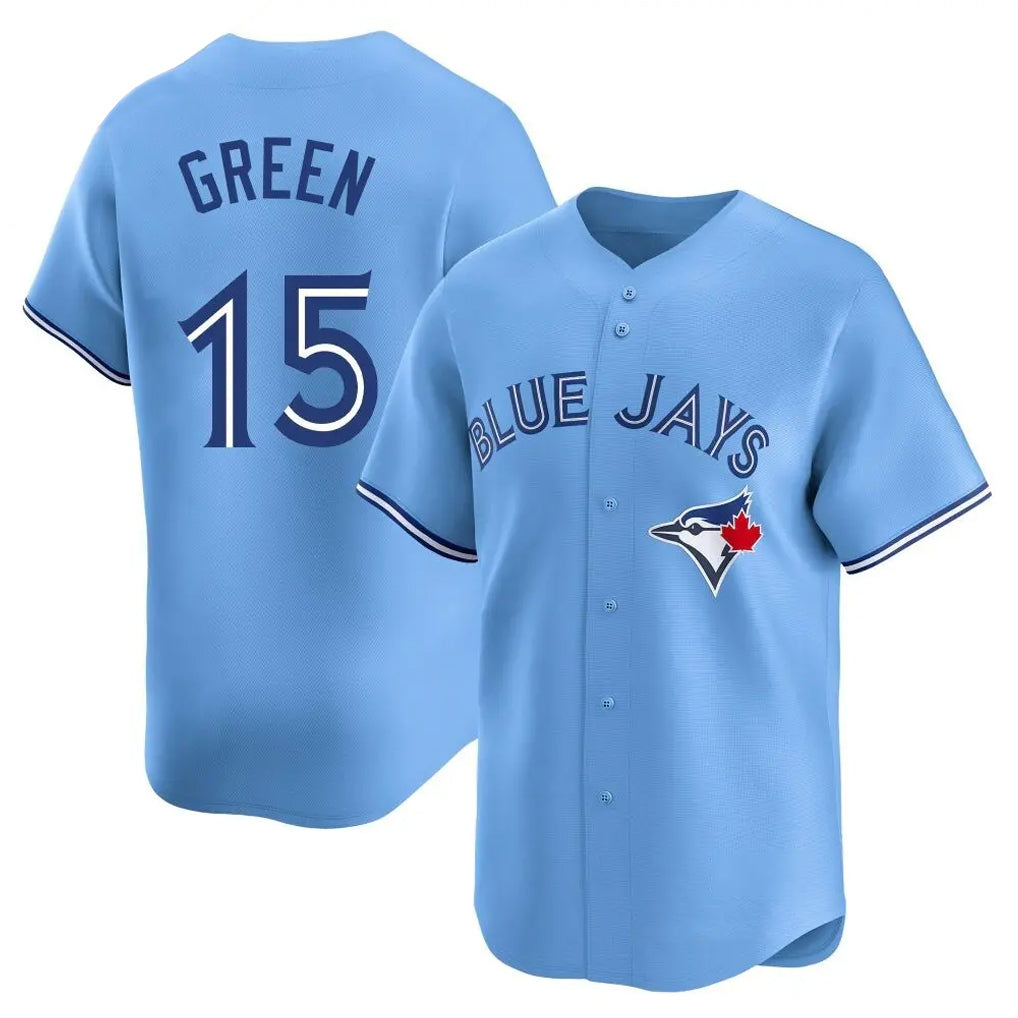 tocy T.Blue Jays #15 Chad Green Player Blue Home Limited Stitched Jerseys