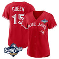 tocy T.Blue Jays #15 Chad Green Player Red 2025 World Series Limited Stitched Jerseys