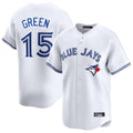 tocy T.Blue Jays #15 Chad Green Player White Home Limited Stitched Jerseys