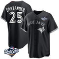 tocy T.Blue Jays #25 Anthony Santander Player Black 2025 World Series City Connect Limited Stitched Jerseys