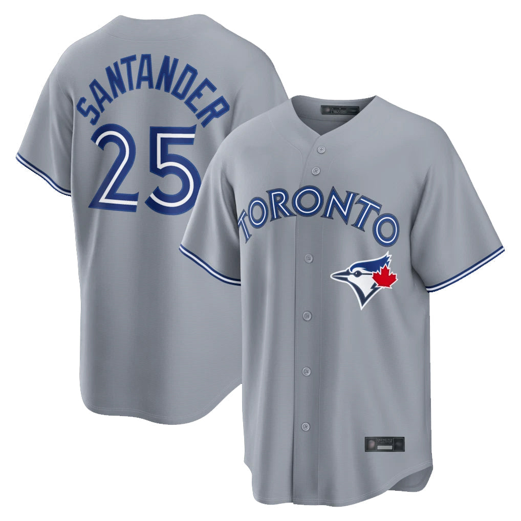 tocy T.Blue Jays #25 Anthony Santander Player Gray Home Limited Stitched Jerseys