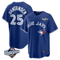 tocy T.Blue Jays #25 Anthony Santander Player Navy 2025 World Series Home Limited Stitched Jerseys