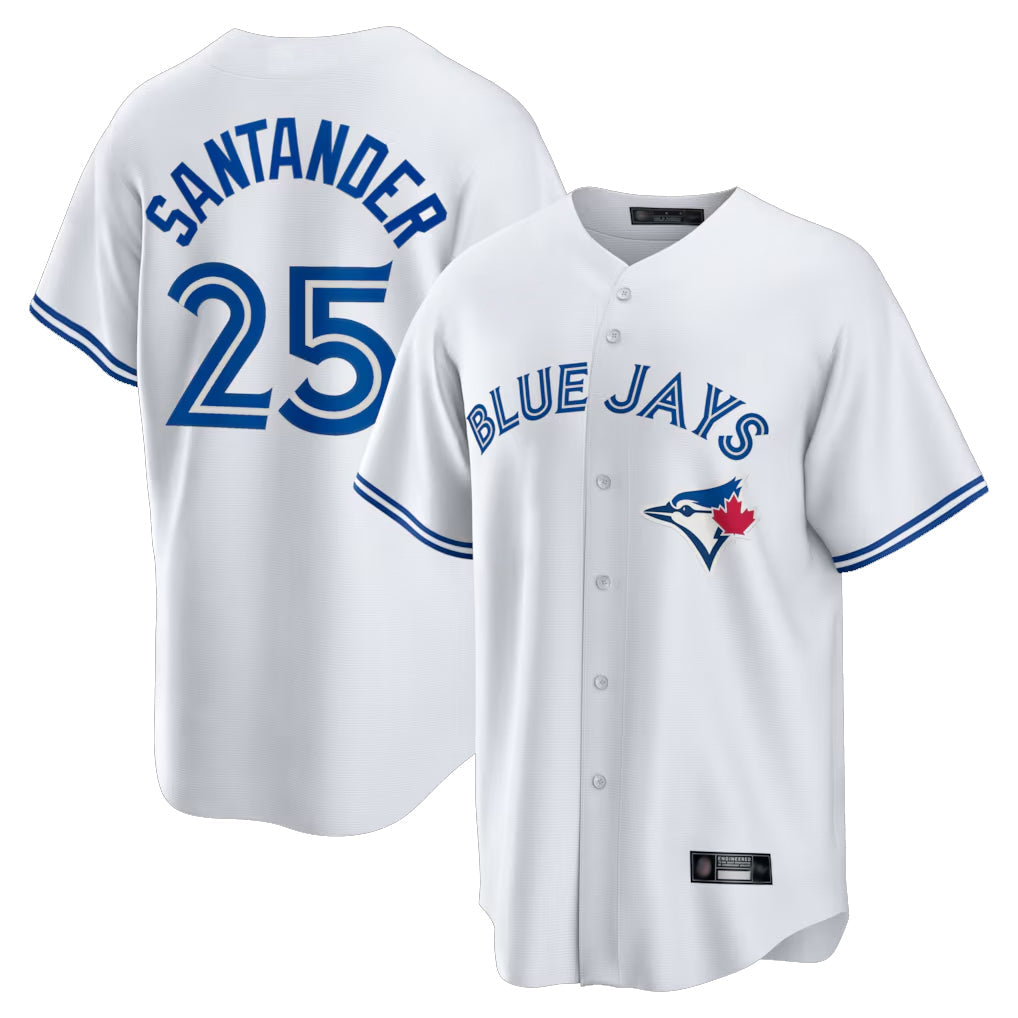 tocy T.Blue Jays #25 Anthony Santander Player White Game Stitched Jerseys