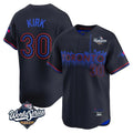 tocy T.Blue Jays #30 Alejandro Kirk Player Black 2025 World Series City Connect Stitched Jerseys