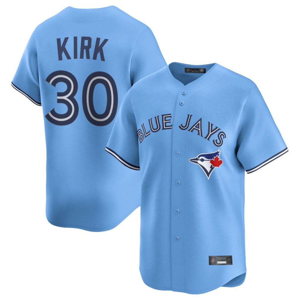 tocy T.Blue Jays #30 Alejandro Kirk Player Blue Home Limited Stitched Jerseys