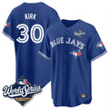 tocy T.Blue Jays #30 Alejandro Kirk Player Royal 2025 World Series Limited Stitched Jerseys