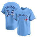 tocy T.Blue Jays #34 Kevin Gausman Player Blue Home Limited Stitched Jerseys