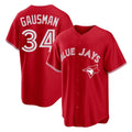 tocy T.Blue Jays #34 Kevin Gausman Player Red Home Limited Stitched Jerseys