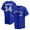 tocy T.Blue Jays #34 Kevin Gausman Player Royal Alternate Replica Player Stitched Jerseys