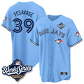 tocy T.Blue Jays #39 Trey Yesavage Player Blue 2025 World Series Limited All Stitched Jerseys