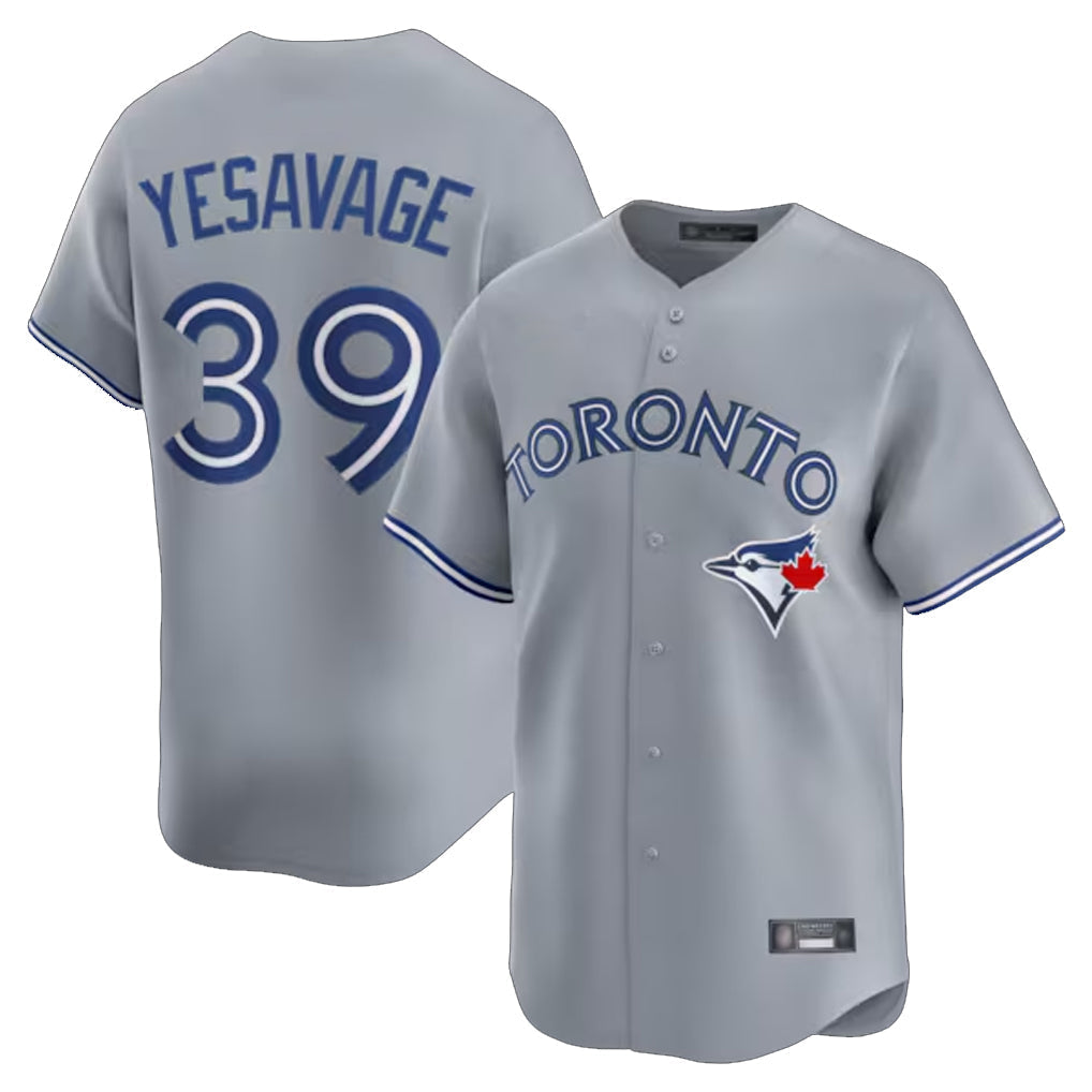 tocy T.Blue Jays #39 Trey Yesavage Player Gray Home Limited Stitched Jerseys