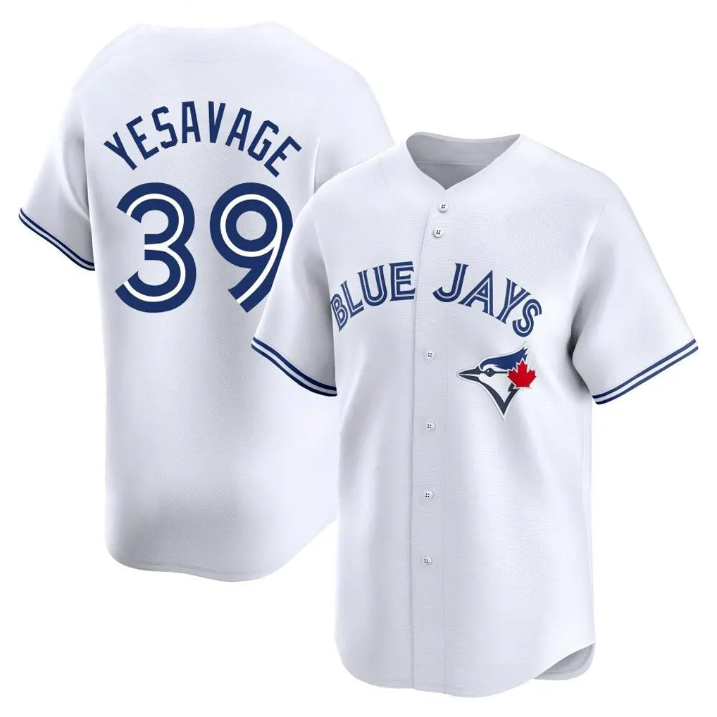 tocy T.Blue Jays #39 Trey Yesavage Player White Home Limited Stitched Jerseys