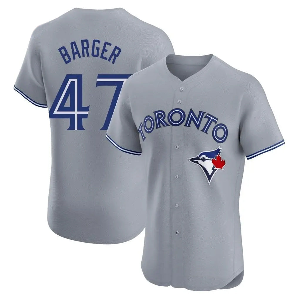 tocy T.Blue Jays #47 Addison Barger Player Gray Elite Limited Stitched Jerseys