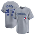 tocy T.Blue Jays #47 Addison Barger Player Gray Replica Stitched Jerseys