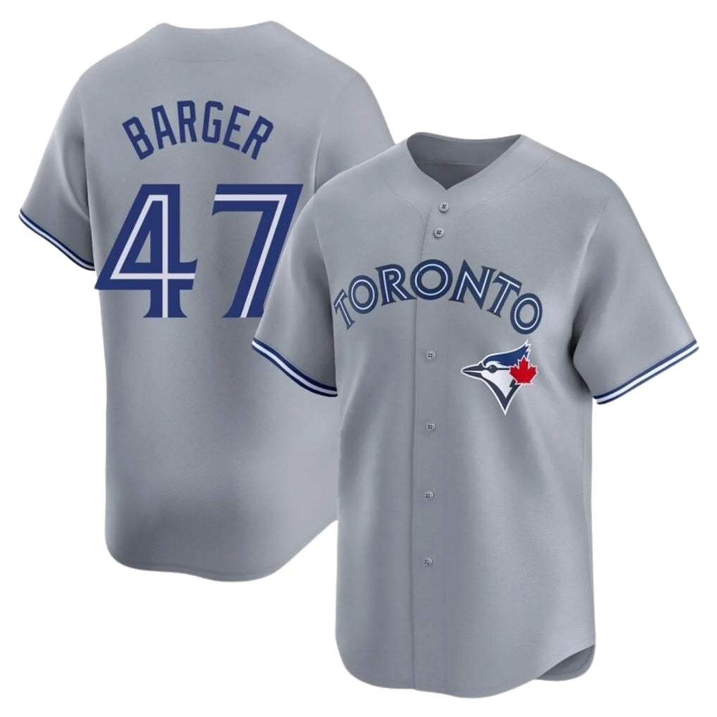 tocy T.Blue Jays #47 Addison Barger Player Gray Replica Stitched Jerseys