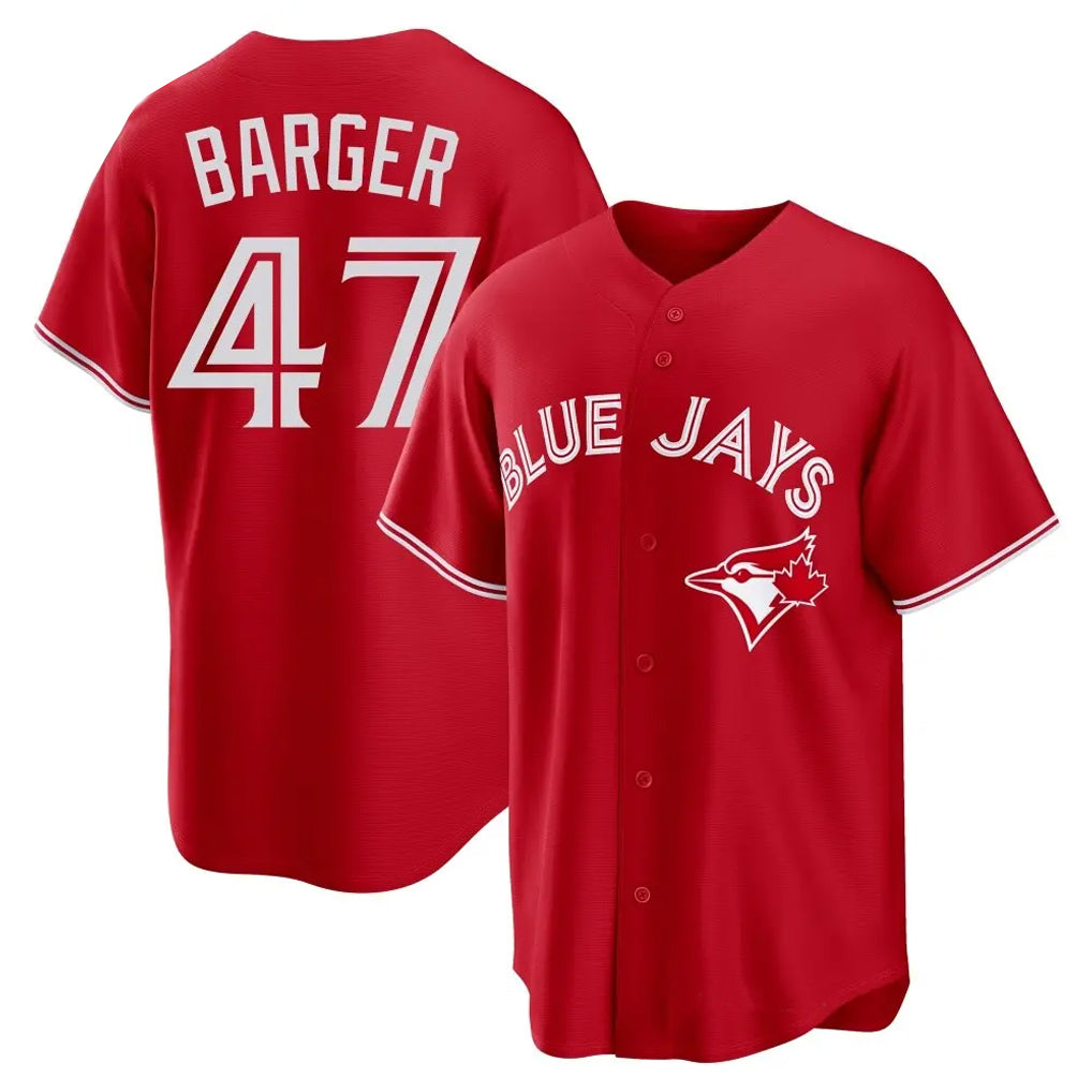 tocy T.Blue Jays #47 Addison Barger Player Red Home Limited Game Stitched Jerseys