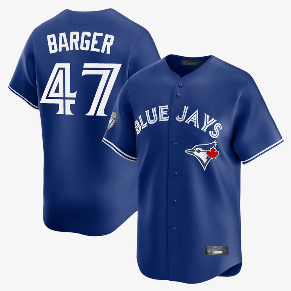 tocy T.Blue Jays #47 Addison Barger Player Royal Home Limited Stitched Jerseys