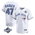 tocy T.Blue Jays #47 Addison Barger Player White 2025 World Series Limited Stitched Jerseys