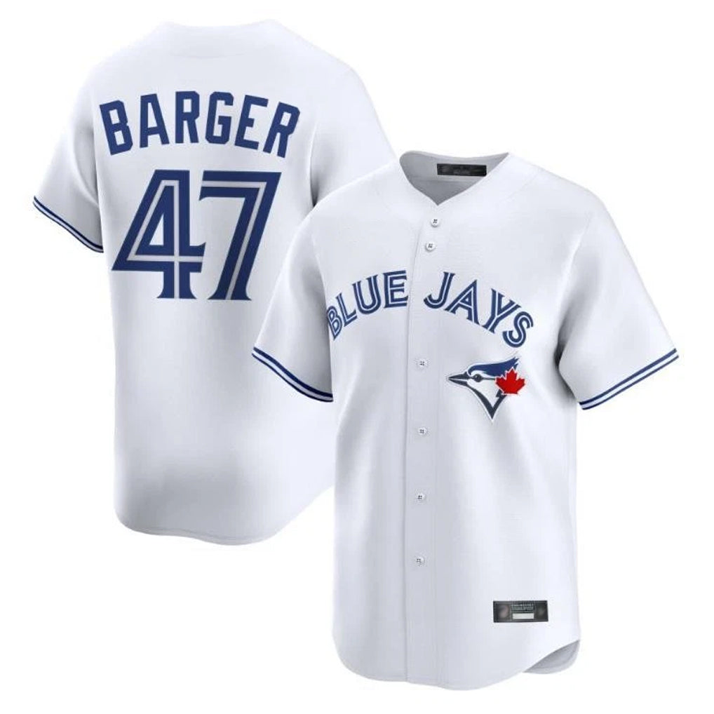 tocy T.Blue Jays #47 Addison Barger Player White Home Limited Stitched Jerseys