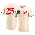tocy T.Rangers #25 Buddy Bell Player Cream Limited City Connect Stitched Jerseys