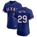 tocy T.Rangers #29 Adrian Beltre Player Royal Home Limited Elite Stitched Jerseys