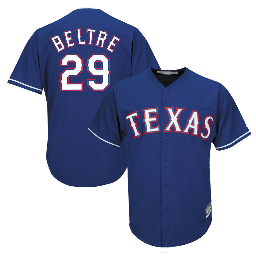 tocy T.Rangers #29 Adrian Beltre Player Royal Majestic Alternate Cool Stitched Jerseys