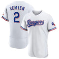 tocy T.Rangers #2 Marcus Semien Player Gold Collection Limited White Elite Stitched Jerseys