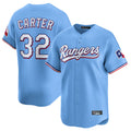 tocy T.Rangers #32 Evan Carter Player Light Blue Home Limited Stitched Jerseys