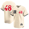 tocy T.Rangers #48 Jacob deGrom Player Cream Limited City Connect Stitched Jerseys