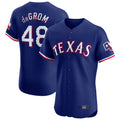tocy T.Rangers #48 Jacob deGrom Player Royal Elite Home Limited Stitched Jerseys