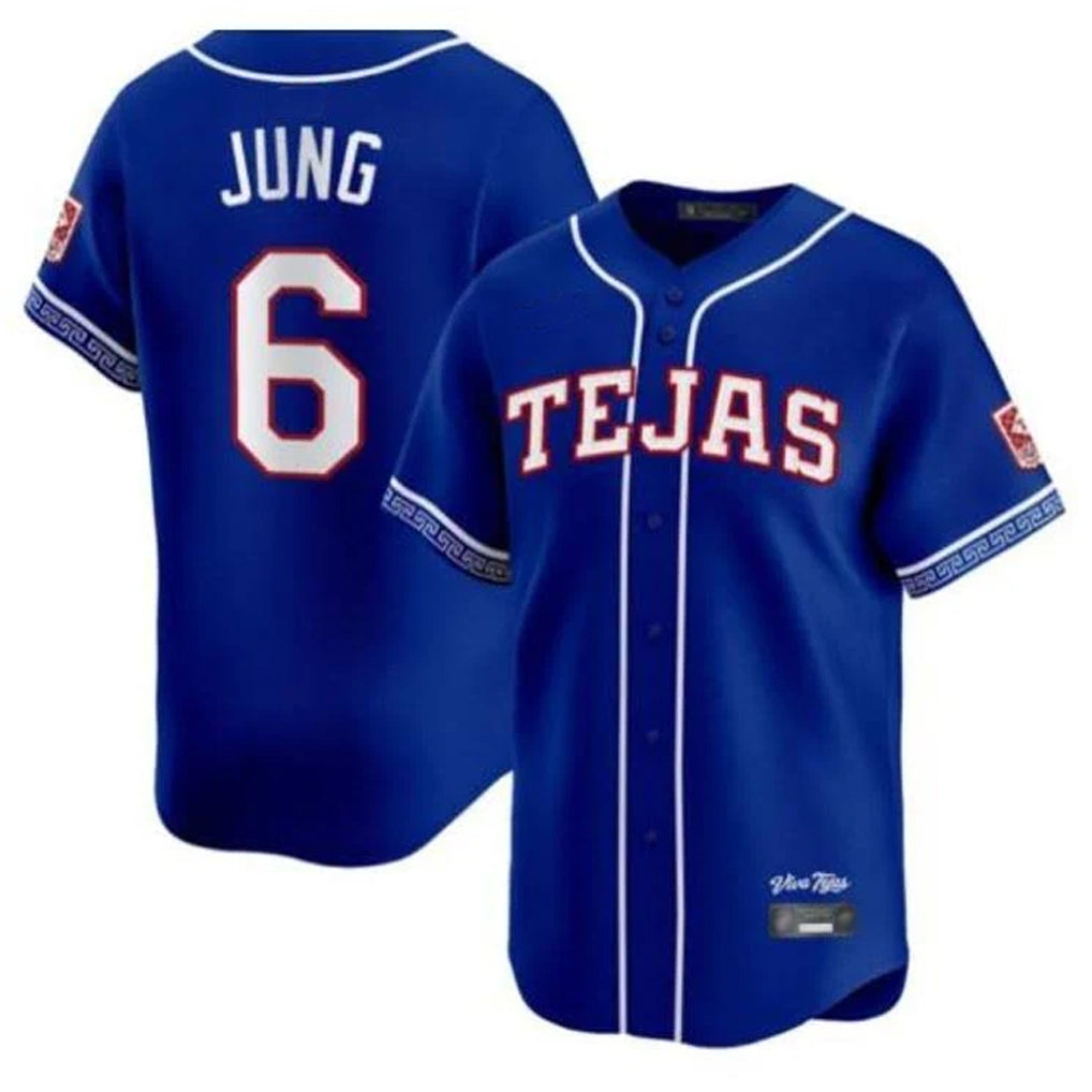 tocy T.Rangers #6 Josh Jung Player Royal 2026 City Connect Limited Stitched Jerseys
