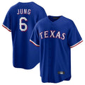 tocy T.Rangers #6 Josh Jung Player Royal Limited Home Stitched Jerseys