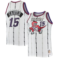 tocy T.Raptors #15 Vince Carter Mitchell & Ness White 1998-99 Big & Tall Hardwood Classics Swingman Jerseys