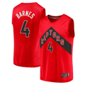 tocy T.Raptors #4 Scottie Barnes Red Fast Break Replica Jerseys - Icon Edition