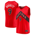 tocy T.Raptors #9 RJ Barrett Red Fast Break Player Jerseys - Icon Edition