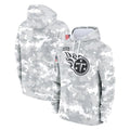 Tocy T.Titans Camo Arctic Salute to Service Pullover Hoodies Home Game Blank Player Stitched Jerseys