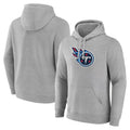 Tocy T.Titans Light Gray LOGO Pullover Hoodies Home Game Blank Player Stitched Jerseys