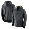 Tocy T.Titans Light Gray Pullover Hoodies Home Game Blank Player Stitched Jerseys