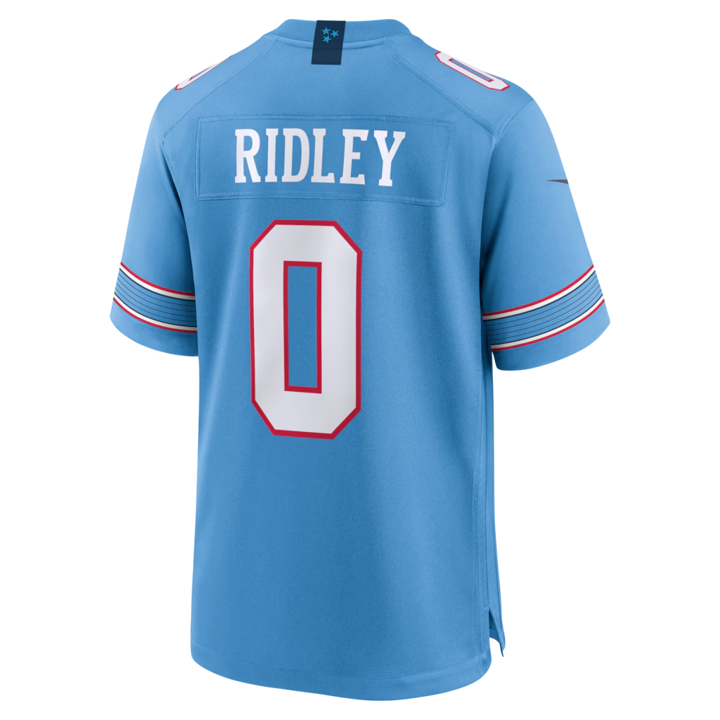 tocy T.Titans #0 Calvin Ridley Light Blue Game Stitched Jerseys