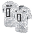 Tocy T.Titans #0 Calvin Ridley Player Arctic Camo Limited Salute to Service Home Game Stitched Jerseys